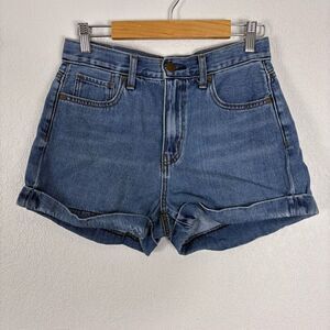 American Eagle Cuffed Denim Jean Shorts Size 4